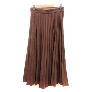  Zara u- man ZARA WOMAN юбка в складку длинный S чай Brown /AU женский 