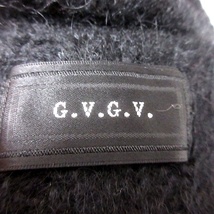 ジーヴィージーヴィー G.V.G.V ニット セーター 長袖 モヘア S 黒 ブラック /RT レディース_画像5