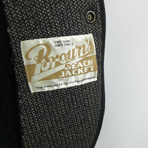 ブラウンズビーチジャケット Brown's Beach Jacket 7424 LAPEL JACKET ラペルジャケット 紺 黒 38 メンズ_画像4