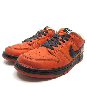 ナイキ NIKE 2004年製 ダンク ロー ユーロ DUNK LOW スニーカー 307378-801 オランダ オレンジ 27.5cm 観賞用 メンズ