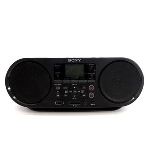 ソニー SONY 美品 パーソナルオーディオシステム ZS-RS81BT CDラジオ 22年製 黒 ブラック 簡易動作確認済み ■SG