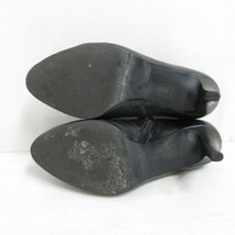 ダイアナ DIANA レザー ショート ブーツ ブーティ 22.5cm 黒 ブラック サイドファスナー 靴 シューズ 日本製 レディース_画像4