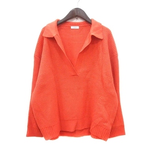  Lowrys Farm LOWRYS FARM вязаный свитер длинный рукав F orange /MN женский 