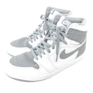 ナイキ NIKE 美品 AJ1 ステルス スニーカー 555088-037 27.5ｃｍ 白 ホワイト ■U90 メンズ