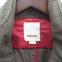 ディーゼル DIESEL M-65 フィールド ジャケット ミリタリー 刺繍 カーキ 緑 M メンズ_画像3