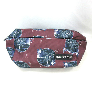 babi long BABYLONE total pattern .. Spider waist bag body bag bag bar gun ti lady's 