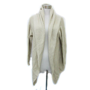  Untitled UNTITLED cardigan middle height front opening 2 beige /MS31 lady's 