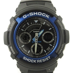 ジーショック G-SHOCK 腕時計 アナデジ クオーツ AW-591-2AJF 黒 ブラック ブルー系 ウォッチ ■SM1 メンズ