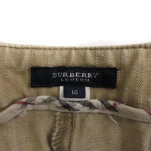 バーバリー ロンドン BURBERRY LONDON カーゴパンツ ワーク ストレート ベージュ 15 ■GY14 メンズ_画像3