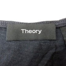 セオリー theory カットソー クルーネック 長袖 S 紺 ネイビー /MN レディース_画像5