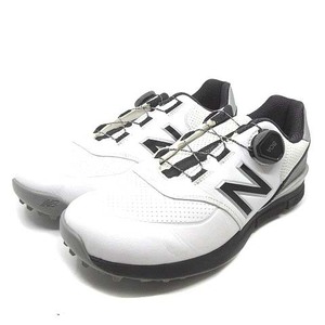 ニューバランス NEW BALANCE ゴルフ シューズ MGB574W2 スニーカー BOA ホワイト 白 27.5cm メンズ