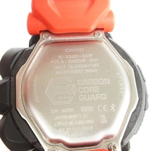 カシオジーショック グラビティマスター 腕時計 ウォッチ アナデジ クォーツ Bluetooth GR-B200-1A9JF 文字盤 黒 オレンジ ■SM1 メンズ_画像4