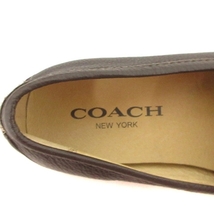 コーチ COACH ドライビングシューズ コインローファー ペニー 靴 レザー B0064 茶 ブラウン US9 27cm位 ■SM1 メンズ_画像7