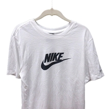 ナイキ NIKE カットソー Uネック 半袖 M 白 ホワイト /RT レディース_画像3