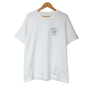 ネイバーフッド NEIGHBORHOOD Tシャツ 半袖 カットソー UGMT ロゴ プリント クルーネック URBAN GARMENT 白 ホワイト X メンズ