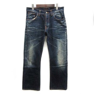 ヌーディージーンズ nudie jeans REGULAR ALF デニムパンツ ジーンズ USED加工 ボタンフライ インディゴ 31 NJ1988 メンズ