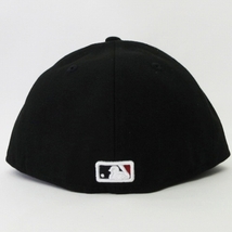 ニューエラ NEW ERA 美品 59FIFTY LOW PROFILE LP MLB A アリゾナ・ダイヤモンドバックス キャップ ブラック レッド 7 3/8 58.7cm 帽子 メ_画像4