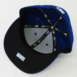 ニューエラ NEW ERA 美品 59FIFTY LOW PROFILE LP MLB C シカゴ・カブス キャップ ブルー レッド 7 1/4 57.7cm 帽子 メンズの画像7