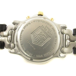 タグホイヤー セル クロノグラフ プロフェッショナル200 腕時計 ウォッチ クオーツ アナログ デイト CG1121-0 ゴールドカラー ■SM1の画像5
