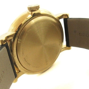 マークバイマークジェイコブス 腕時計 ウォッチ アナログ クオーツ 2針 レザー MBM1399 ゴールドカラー ブラック ジャンク レディースの画像4