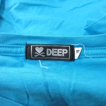 ディープ DEEP Tシャツ カットソー 半袖 48 青 ブルー /YI メンズ_画像5