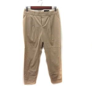  Untitled UNTITLED tapered pants 2 beige /YI lady's 