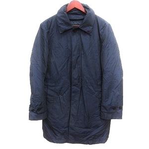  Tomorrowland TOMORROWLAND turn-down collar coat liner attaching total lining nylon 48 navy blue navy /AU men's 