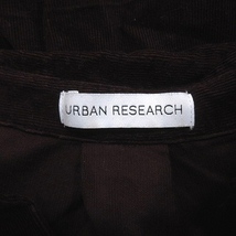 アーバンリサーチ URBAN RESEARCH シャツワンピース ロング スキッパーカラー コーデュロイ 長袖 F 紫 パープル /AU レディース_画像5