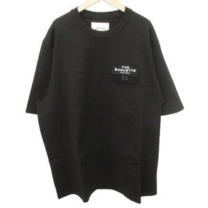 フェンディ FENDI × マークジェイコブス 22AW Tシャツ カットソー XXL 黒 ブラック ■U90 レディース