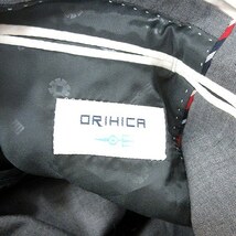 オリヒカ ORIHICA テーラードジャケット シングル 98AB6 グレー /AU メンズ_画像7
