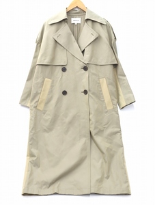 emf.rudoENFOLD 20SSbai color trench coat 36(S) beige 