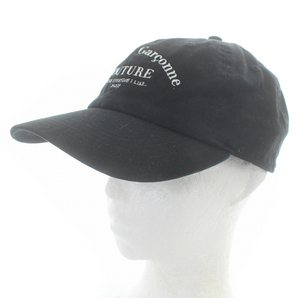 ドゥーズィエムクラス DEUXIEME CLASSE Modern Garconne CAP 帽子 キャップ ロゴ 黒 ブラック /SR37 レディースの画像3