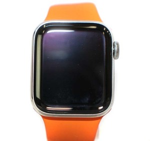 エルメス HERMES アップルウォッチ apple watch 腕時計 シリーズ6 SERIES6 GPS+Cellular ステンレス 40mm オレンジ