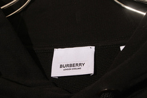 BURBERRY バーバリー SIZE:M HECTOR YIN YANG HOODIE ロゴ フーディ プルオーバーパーカー BLACK ブラック 8045512 /● メンズ_画像4