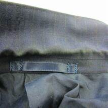 リーガル REGAL ウール ストライプ テーラードジャケット ネイビー 紺 A5 Mサイズ相当 メンズ_画像8