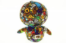 未使用品 アベイシングエイプ A BATHING APE アニマル サファリ 柄 ベイビーマイロ ぬいぐるみ BABY MILO PLUSY TOY ANIMAL SAFARI 230922_画像2