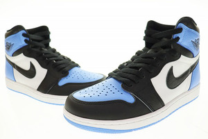 未使用品 ナイキ NIKE AIR JORDAN 1 RETRO HIGH OG UNIVERSITY BLUE 2023 27cm DZ5485-400 エア ジョーダン I ハイ ユニバーシティ ブルー