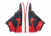 ナイキ NIKE WMNS AIR JORDAN 1 RETRO HI OG Satin Bred エアジョーダン ワン サテン ブレッド FD4810-061 27.5 黒 赤 ブラック レッド ▲_画像4