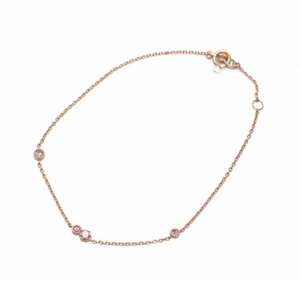 スタージュエリー STAR JEWELRY ブレスレット ビジュー K10 ピンクゴールド アクセサリー ジュエリー /DK レディース