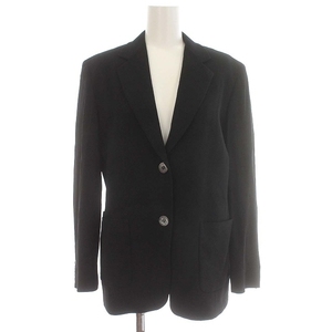  Max Mara MAX MARA tailored jacket wool .42 M black black /*G lady's 