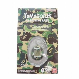 アベイシングエイプ A BATHING APE × TAMAGOTCHI たまごっち 23AW Tamagotchi Green グリーン カモ 迷彩 ▲■ 231206 その他