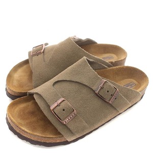 ビルケンシュトック BIRKENSTOCK サンダル ZURICH チューリッヒ スエード 35 22.5cm ベージュ /☆G