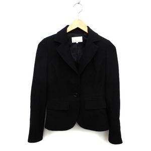  M pull mieM-Premier jacket outer tailored wool total lining 36 black black /NT9 lady's 