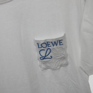 ロエベ LOEWE 23SS リラックスフィットTシャツ ANAGRAM アナグラム カットソー 刺? H526Y22X99 半袖 白 ホワイト M 1216 AL12 メンズの画像6
