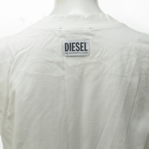 ディーゼル DIESEL タグ付き ノースリーブ カットソー プリントT RN93243 ホワイト XS AL12 1214 レディース_画像5