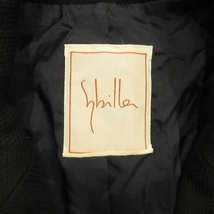 シビラ SYBILLA 90's ダブル ブレスト テーラード ジャケット ブレザー オールド ビンテージ ヴィンテージ ネイビー レディース♪10_画像4