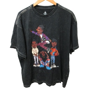 コンバース CONVERSE Shai Gilgeous-Alexander Player T-Shirt プリントTシャツ カットソー 半袖 黒 ブラック S 1215 メンズ