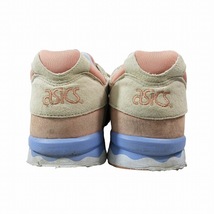 アシックス asics ゲルライト ファイブ GEL-LYTE V ランニングシューズ スニーカー スエード 26.0 Cream Salmon 1201A822/4 メンズ レディ_画像3