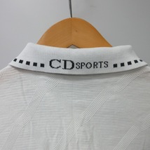 クリスチャンディオール Christian Dior SPORTS ヴィンテージ ポロシャツ カットソー 刺繍ロゴ 白 M 1221 ■GY09 レディース_画像6