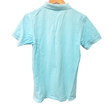 ハリウッドランチマーケット HOLLYWOOD RANCH MARKET ポロシャツ Tシャツ カットソー 鹿の子 刺繍 水色 ブルー 1 約Sサイズ 1225 メンズ_画像2